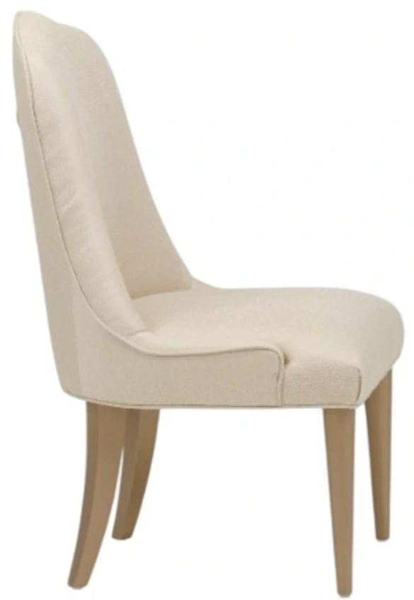Michael Amini® Malibu Crest Beige/Burnished Gold Side Chair-3