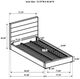 Coaster® Felicity 4-Piece White California King Bedroom Set -5