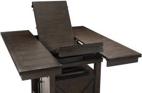 Mazin Furniture Oxton 5 Piece Dark Cherry Counter Height Dining Set-3