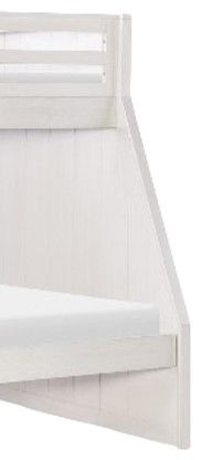 Legacy Kids Teen Ashton Bleached Linen Twin over Full Youth Bunk Bed-2