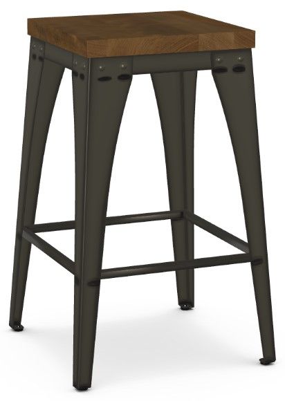 Amisco Customizable Upright Backless Counter Stool | Colder's ...
