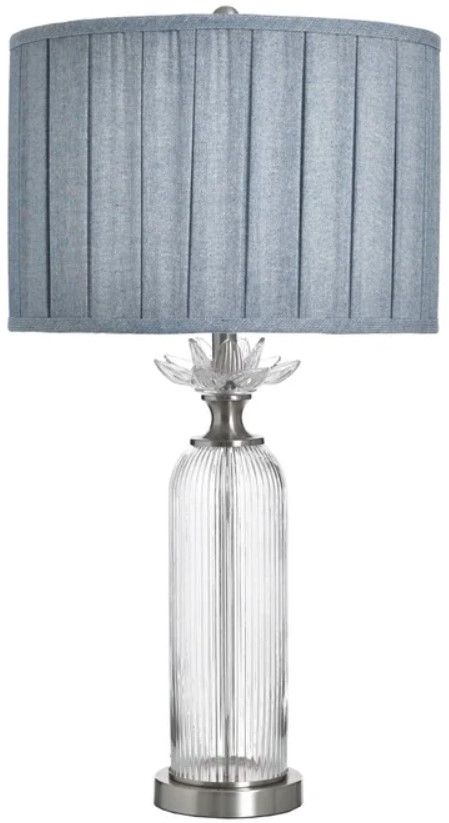 Stylecraft Lotus Silver Table Lamp-0