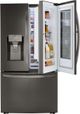 LG 36 in. 23.5 Cu. Ft. PrintProof™ Black Stainless Steel Counter Depth French Door Refrigerator-4