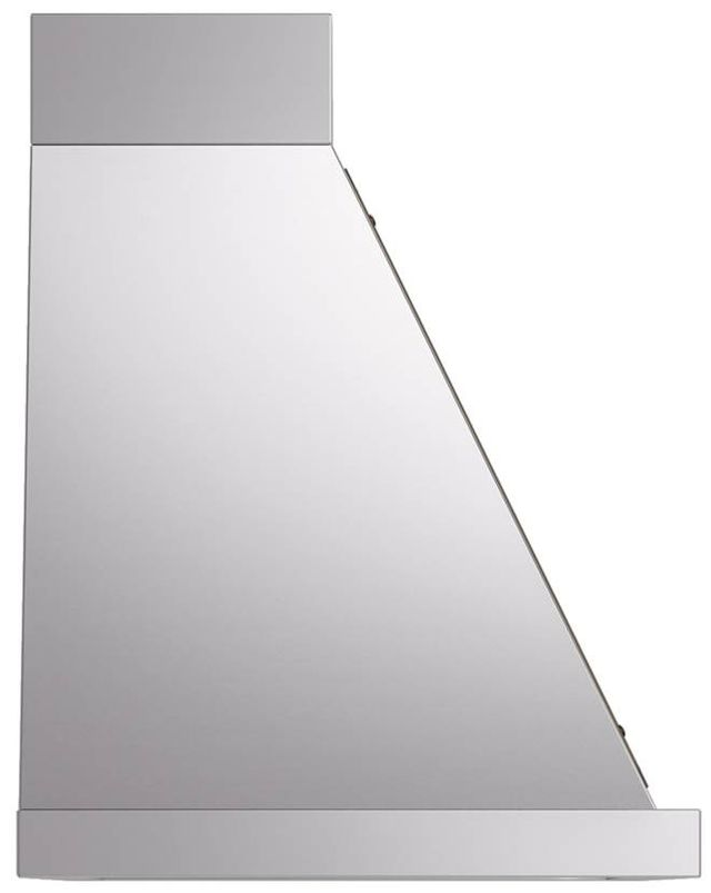 Ilve® Nostalgie II Noblesse 36" Stainless Steel Wall Mounted Range Hood with Burnished Trim-2