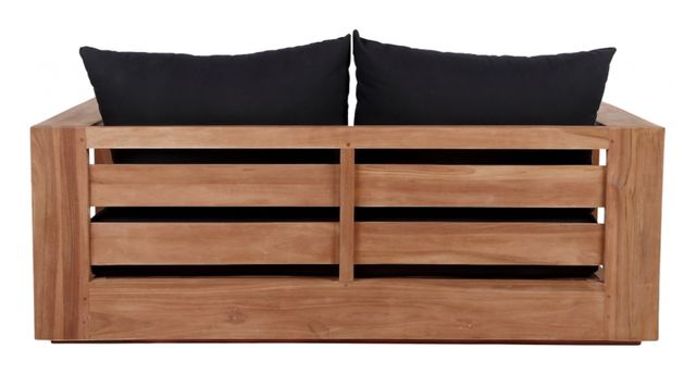 Meridian Furniture Tulum Black Fabric Outdoor Sofa-2