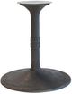 Nest Home Collections Sadie Medium Gray 48" Round Counter Table with Iron Base-3