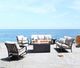 CabanaCoast® Customizable Carleton Aluminum Outdoor Sofa-4