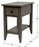 Amish Works Driftwood Brown 1-Drawer Chairside Table-2