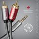 Ultralink Performance 2m/6ft Audio Cable 3.5mm to RCA-3