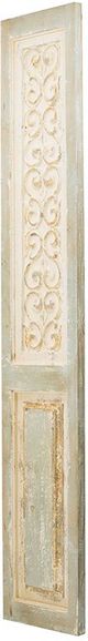 A & B Home White Wash/Light Blue Wall Panel-1