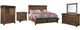 Signature Design by Ashley® Lakeleigh 5-Piece Brown Queen Panel Bed Set-0