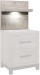 Homelegance® Zephyr Taupe Wall Panel for Nightstand-2