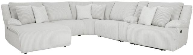 Signature Design by Ashley® Top Tier 6-Piece Alloy Left-Arm Facing Manual Reclining Sectional and Chaise-0