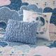 Olliix by Clean Urban Habitat Kids Cloud Blue Twin Cotton Reversible Coverlet Set-2
