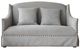 A & B Home Pampa Soft Gray Settee-1