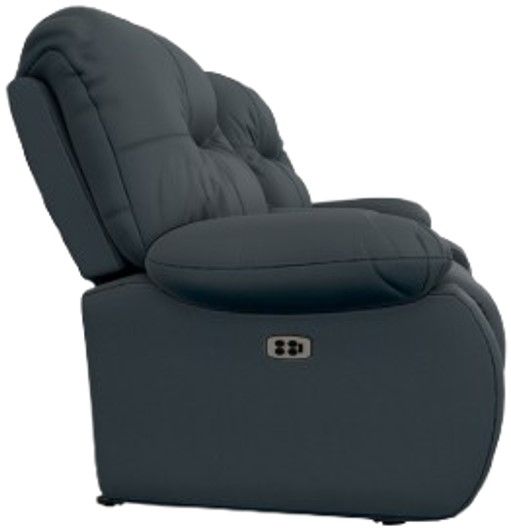 Best® Home Furnishings Customizable Brinley Leather Power Reclining Space Saver Loveseat with Console-2