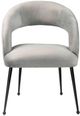 TOV Furniture Rocco Slub Grey Dining Chair-1