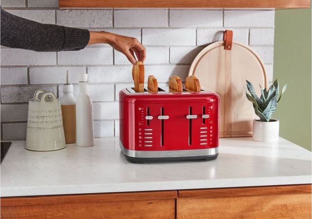 KitchenAid® 4 Silce Empire Red Toaster -2