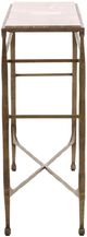 Furniture Classics Scarlett Marble Top Console Table with Gold Base-2