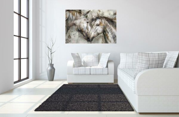 Classy Art Style 19 Floating Tempered Glass with Foil Wall Art-2