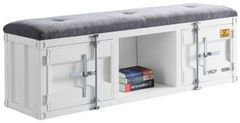 ACME Furniture Cargo Gray/White Youth Storage Bench