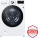 LG White Front Load Washer & Gas Dryer Laundry Pair-3