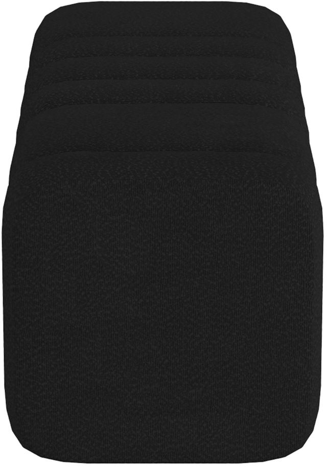 Worldwide Homefurnishings Inc. Rigel Black Large Ottoman Bench-2