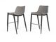 VIG Furniture Modrest Jane 2-Piece Black/Gray Counter Stool Set-3