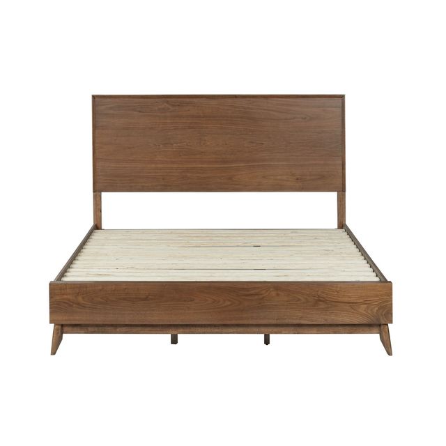 Liberty Furniture Century Modern Satin Walnut Queen Platform Bed-2