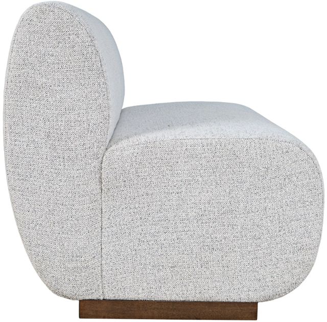 Jofran Inc. Milano Gray Banquette Three Seater-2