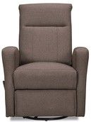Mazin Furniture Gage Brown Glider Recliner Chair-1