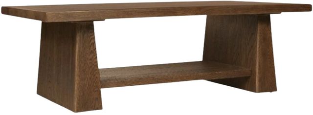 Hooker® Furniture Driftwood Worn Saddle Cocktail Table-0