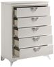 Homelegance® Audra Gold/White Chest-3