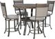 Powell® Franklin 5-Piece Beige/Pewter Counter Dining Set-3