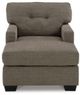 Signature Design by Ashley® Mahoney Chocolate Chaise-1