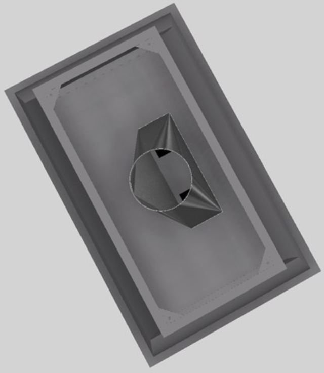 Vent-A-Hood® Designer Series 48" Gunsmoke Island Range Hood-3