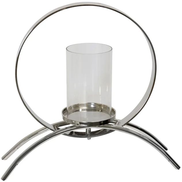 Stylecraft Nickle Plated 21" Candle Holder-0