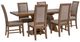 Powell® Cadeau 7-Piece Beige/Walnut Dining Set-0