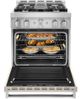KitchenAid® 30" Milkshake Smart Pro Style Gas Range-2