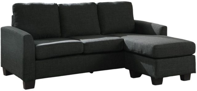 Mazin Furniture Promytheus 2-Piece Gray Reversible Sofa Chaise Sectional-1