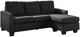 Mazin Furniture Promytheus 2-Piece Gray Reversible Sofa Chaise Sectional-1