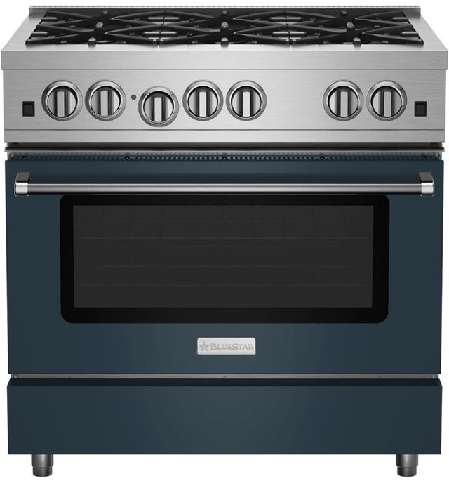 BlueStar® Culinary RCS Series 36" Color Match Pro Style Natural Gas Range-0