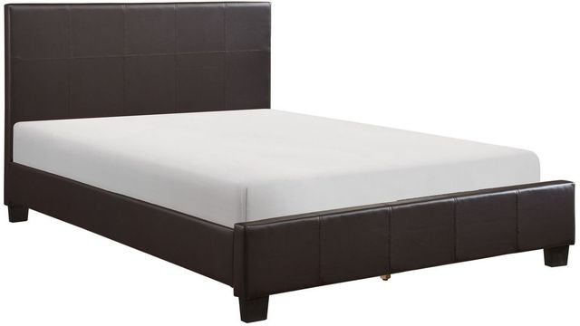 Homelegance® Lorenzi Dark Brown Full Platform Bed-0