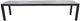 CabanaCoast® Customizable Monaco Aluminum 60" Outdoor Dining Bench-1