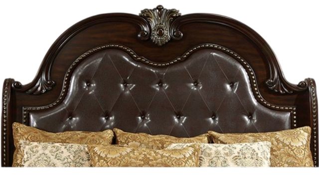 Furniture of America® Fromberg Brown Cherry Queen Panel Bed-2
