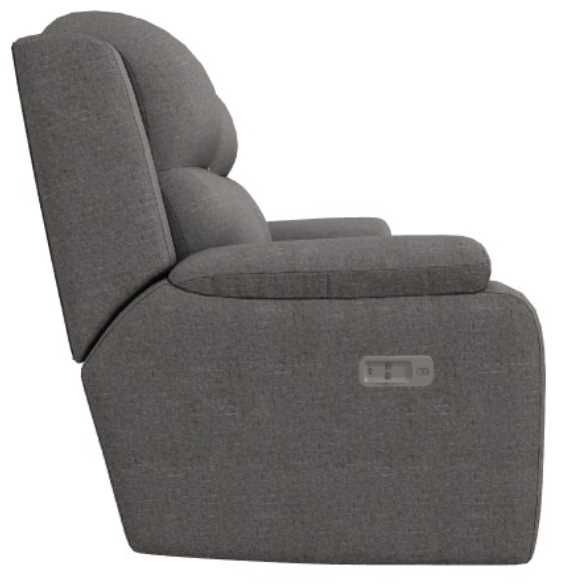 La-Z-Boy® Dorian Quarry Power Reclining Loveseat with Console, Headrest, and Lumbar-3