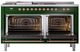Ilve® Nostalgie II Series 60" Emerald Green Pro Style Dual Fuel Range-1