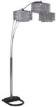 Furniture of America® Tina Chrome Arch Lamp-0