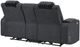 Global Furniture USA Black Power Reclining Loveseat with Power Headrest-5