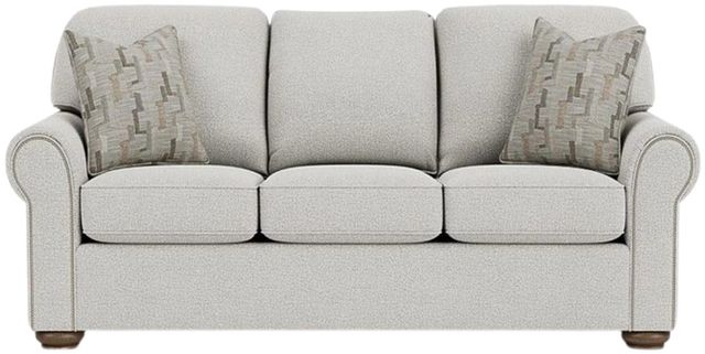 Flexsteel® Preston Silver Glacier Queen Sleeper Sofa-1